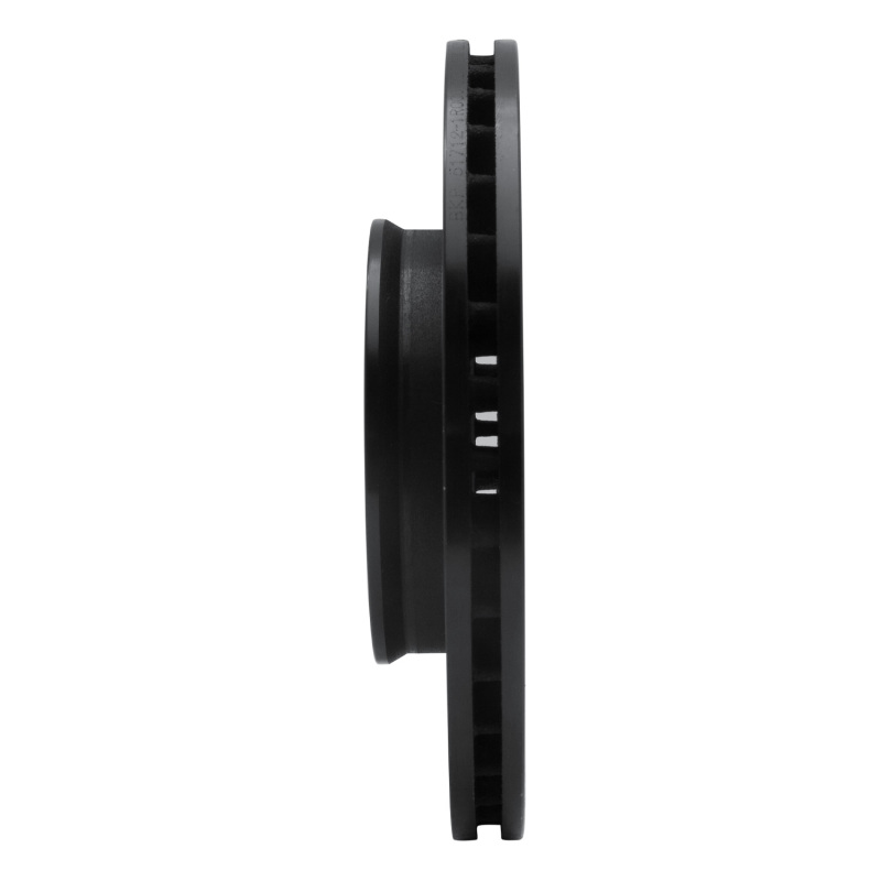 Dodge Attitude Brake Rotor (1) - Front Right - R1 Concepts - Drilled & Slotted - Black - `06-`12
